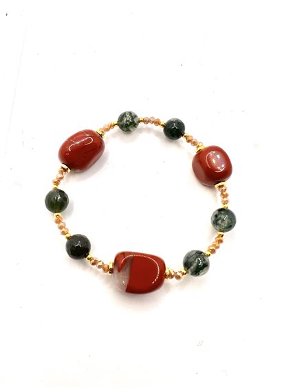 Bracciale Domar Donna Bracciali pietre naturali in Lega metallica Agata BRLE-38-280 - BRLE-38-280